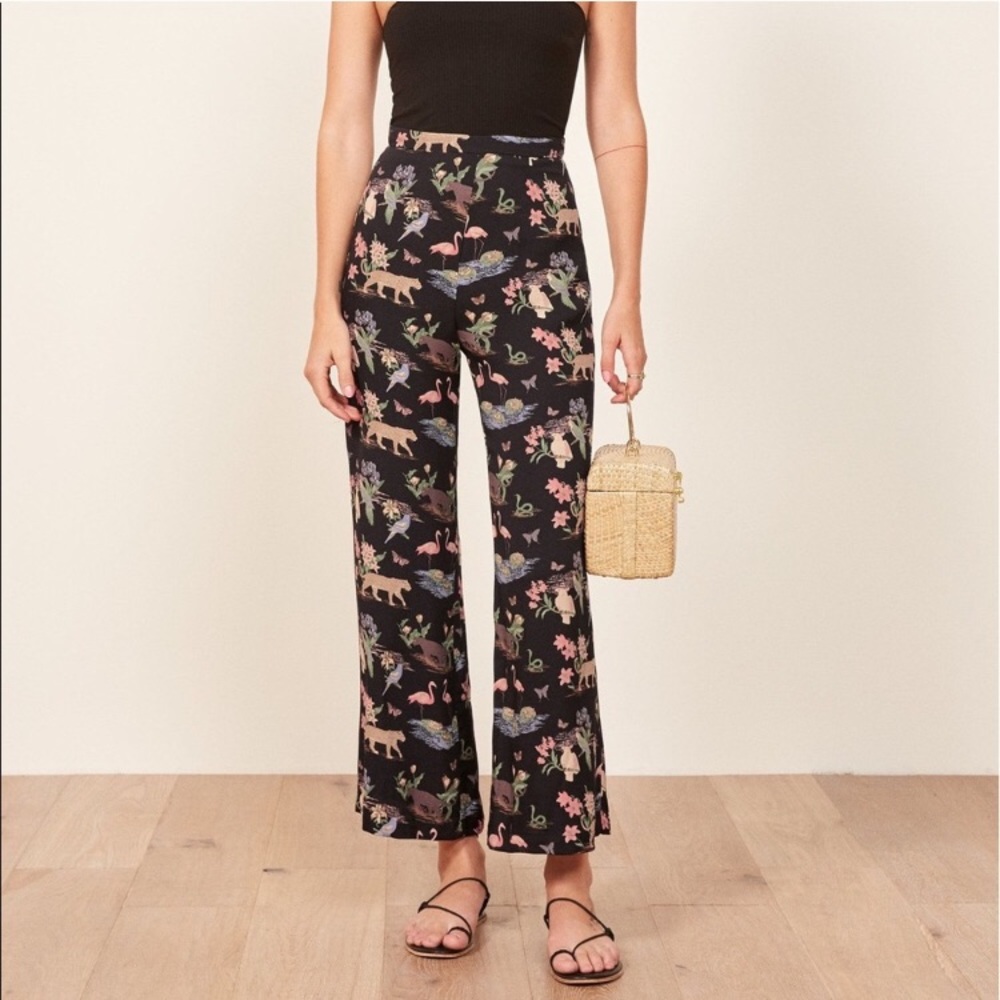 Reformation Clare Wide Leg Pants